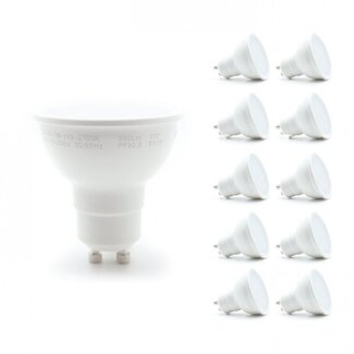 Modee Lighting Vorteilspack 10 x LED-Spot - GU10 Fassung - 2,8W entspricht 25W - Lichtfarbe optional