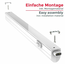 Aigostar T5 LED Küchenunterbauleuchte - 90cm - Lichtfarbe optional - komplett mit 0,6m Anschlusskabel und Ein- / Ausschalter - 12W entspricht 100W