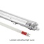 Wasserdichte LED-Leuchtstoffröhrenhalterung - T8 / G13 - 150cm - IP65  - Feuchtraum Halterung Wannenleuchte - IK10