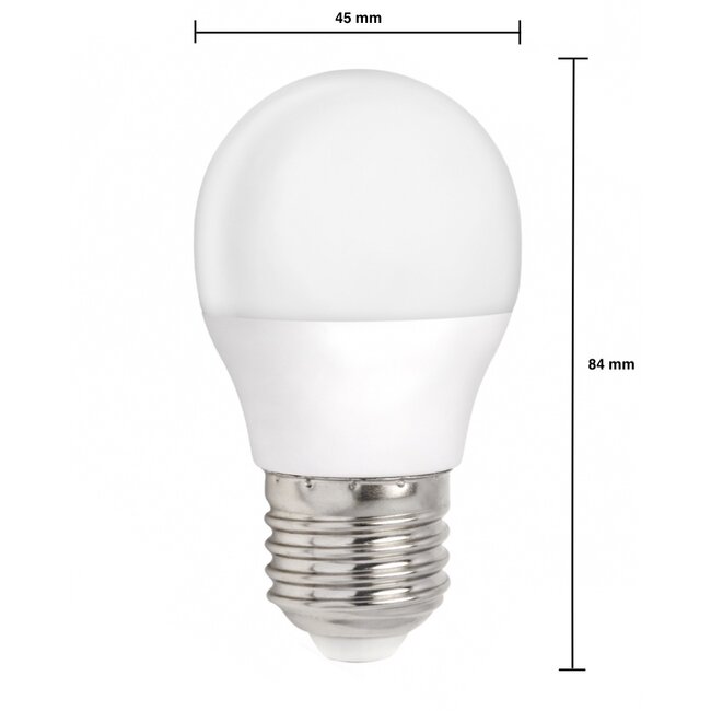 LED Lampe - E27 Sockel - 6W entspricht 48W - Neutralweiß  4000K