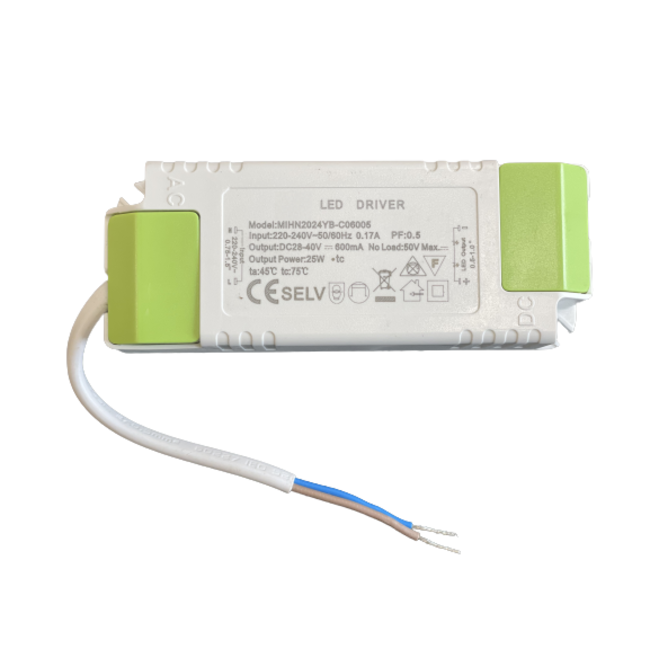 LED Panel Trafo flimmerfrei - 25W 28-40V 600mA - nicht dimmbar