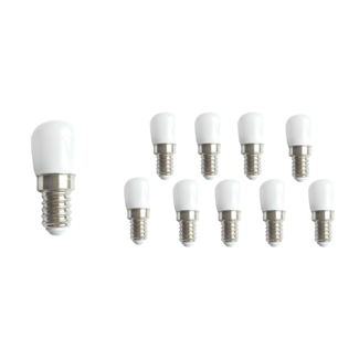 Vorteilspack 10 Stück- E14 LED Lampe - Type T26 - 2W entspricht 12W - Lichtfarbe optional