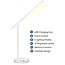 LED Schreibtischlampe 8W dimmbar 3000k bis zu 6000K - weiß - zusammenfaltbar