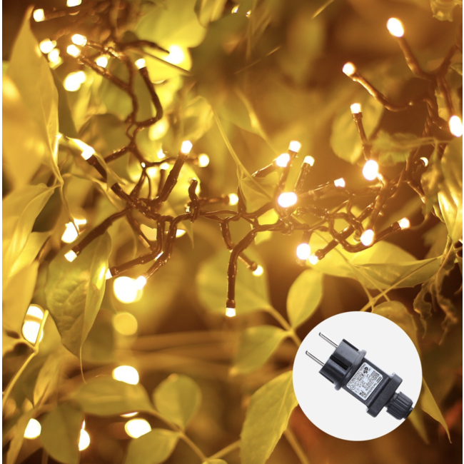 Lichterkette IP44 - 5 Meter 4.5W - 250 LEDS - 2400K Warmweiß