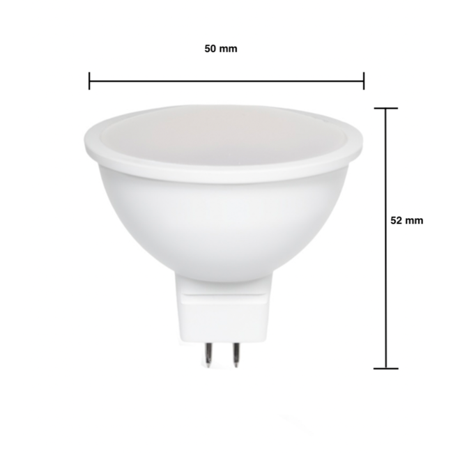 LED Spot GU5.3 - MR16 LED - 4W entspricht 42W - 3000K Warmweiß
