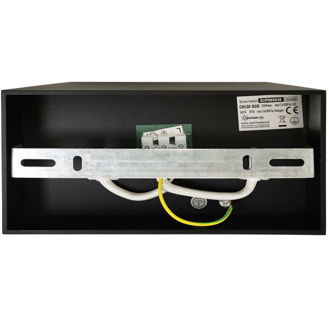 LED Deckenspot doppelt schwenkbar - Würfel Schwarz - GU10 Fassung