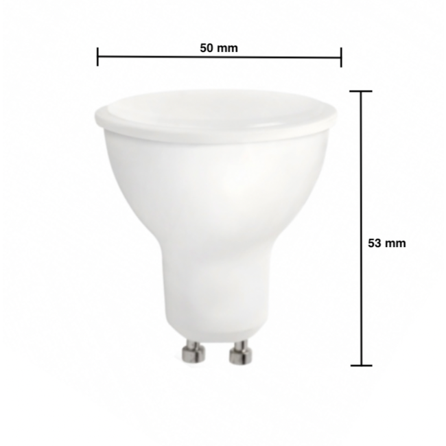 LED Spot GU10 - 7,5W entspricht 40W - 4000K Neutralweiß