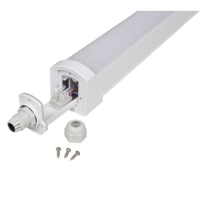 LED ECO Armatur 150cm - 50W 92Lm pro Watt - 4000K 840 Lichtfarbe - IP65 spritzwassergeschützt