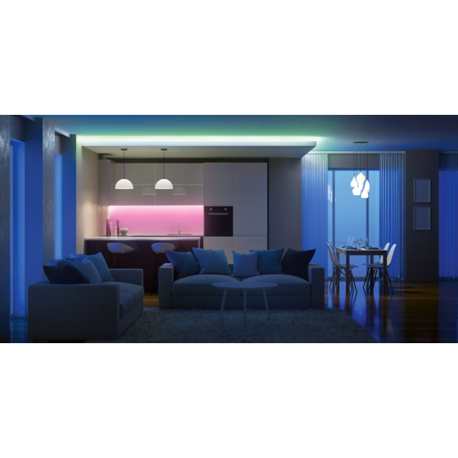 WLAN LED Leuchtband - 5m 17W - RGB+CCT alle Lichtfarben - per App steuerbar