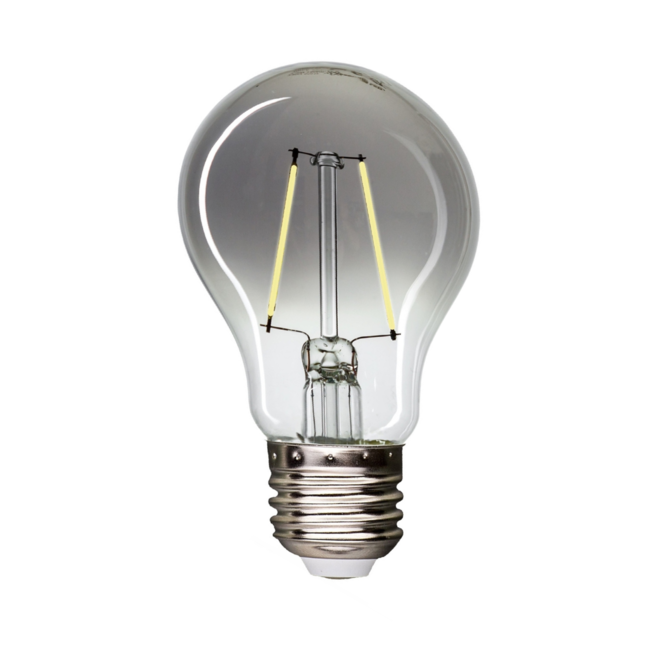 LED Fadenlampe Smoked glass E27 - A60 - 2W - 4000K Neutralweiß