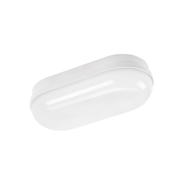 LED Deckenleuchte oval - 8W 4000K - IP54 spritzwassergeschützt