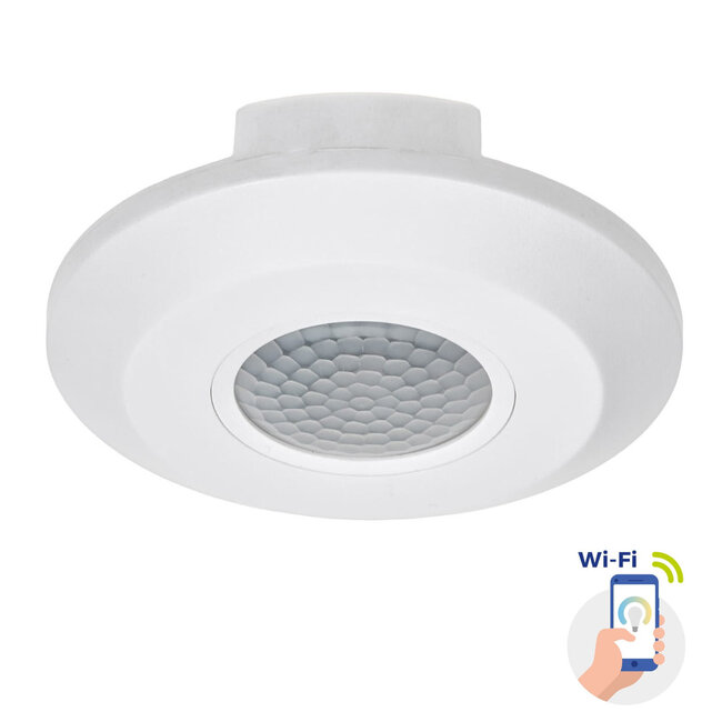 WLAN Smarter PIR Einbau Bewegungssensor dimmbar - IP20 2000W 8m
