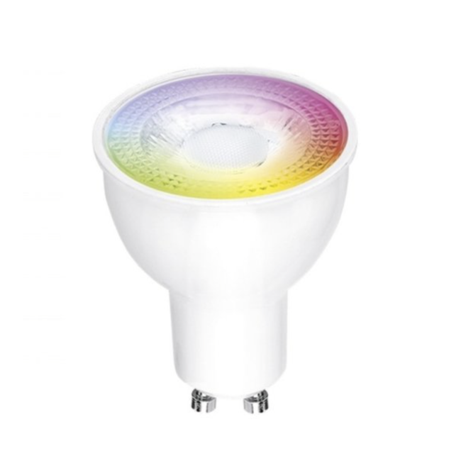 WLAN LED Deckenspot - Würfel viereckig -  Weiß -  mit GU10 Fassung - schwenkbar - per App steuerbar