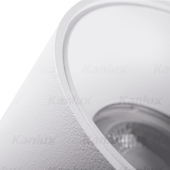 LED GU10 Deckenspot weiß rund - für 1 LED GU10 Spot