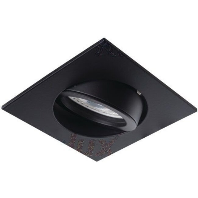 LED Strahler Einbaurahmen Premium Mattschwarz - Sägegröße 70-74mm Außengröße 82x82mm