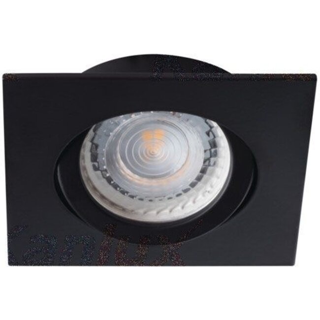 LED Strahler Einbaurahmen Premium Mattschwarz - Sägegröße 70-74mm Außengröße 82x82mm