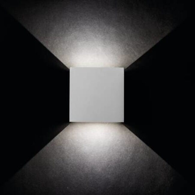 LED Wandleuchte weiß IP54 - 7W 4000K Neutralweiß- verstellbare Streurichtung