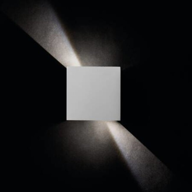 LED Wandleuchte weiß IP54 - 7W 4000K Neutralweiß- verstellbare Streurichtung