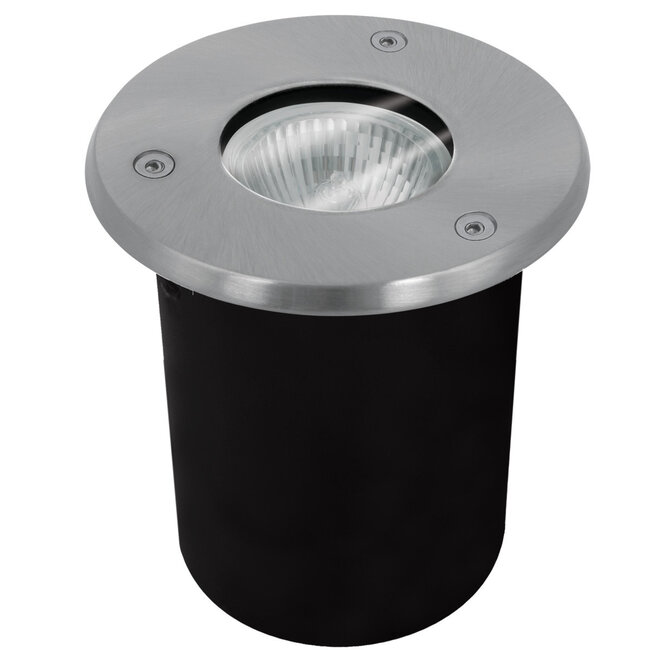 LED GU10 Bodenspot RVS rund IP67 - für 1 LED GU10 Spot