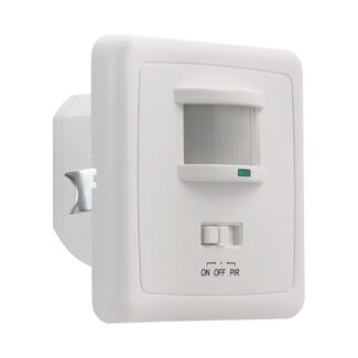 LED Einbaubewegungssensor 150° - PIR Infrarot Bewegungsmelder - 230V max. 1200W - IP20