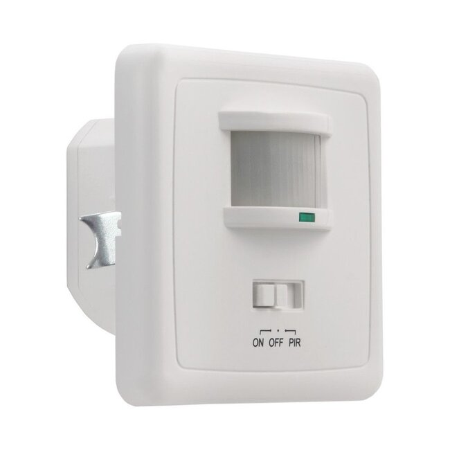 LED Einbaubewegungssensor 150° - PIR Infrarot Bewegungsmelder - 230V max. 1200W  - IP20