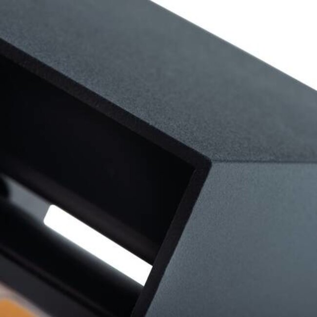 LED Wandleuchte Grafit IP54 - 7W 4000K Neutralweiß- verstellbare Streurichtung