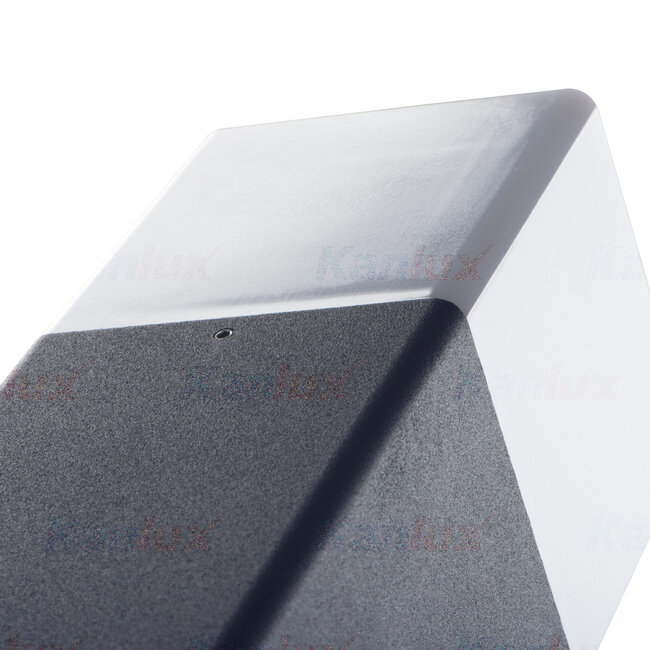 Gartenleuchte single Spot -  Anthrazit Grau - IP44 - E27 Fassung - max. 11W