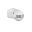 Bewegungssensor Außenbereich 160° -  IP44 - PIR Infrarot Bewegungsmelder - 230V max. 1200W  - weiß