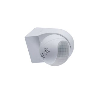 LED Bewegungssensor Außenbereich 140° -  IP44 - PIR Infrarot Bewegungsmelder - 230V max. 1200W  - weiß