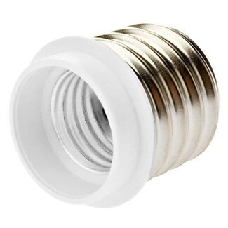 Reduzierstück Adapter E40 auf E27 Weiß max. 60W