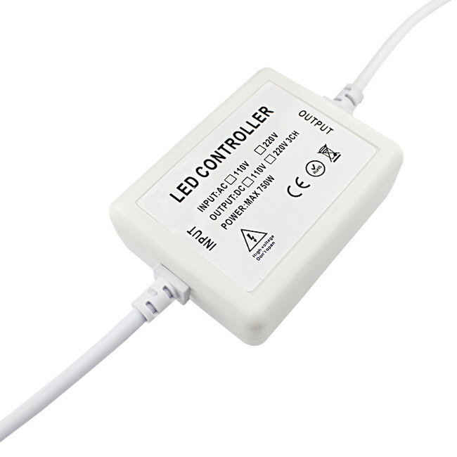 LED Leuchtband V1 Dimmer - Radio Dimmer mit Fernbedienung - geeignet für einzelfarbige LED Leuchtbänder