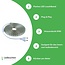 LED Leuchtband V1 - 2 Meter - Lichtfarbe optional  - Plug and Play