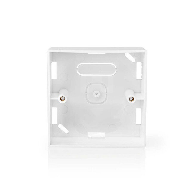 Aufputz Steckdose universal Weiß - geeignet für LED Unterputz Dimmer