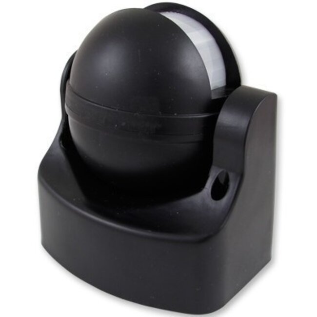 LED Bewegungssensor Schwarz 180° - PIR infrarot Bewegungsmelder - 230V max. 300W