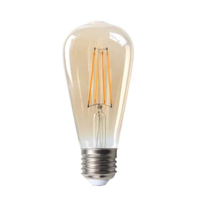 Vorteilspack 10 Stück - E27 LED Lampen - hoch - dimmbar - 4W entspricht 40W - 2200K extra Warmweiß