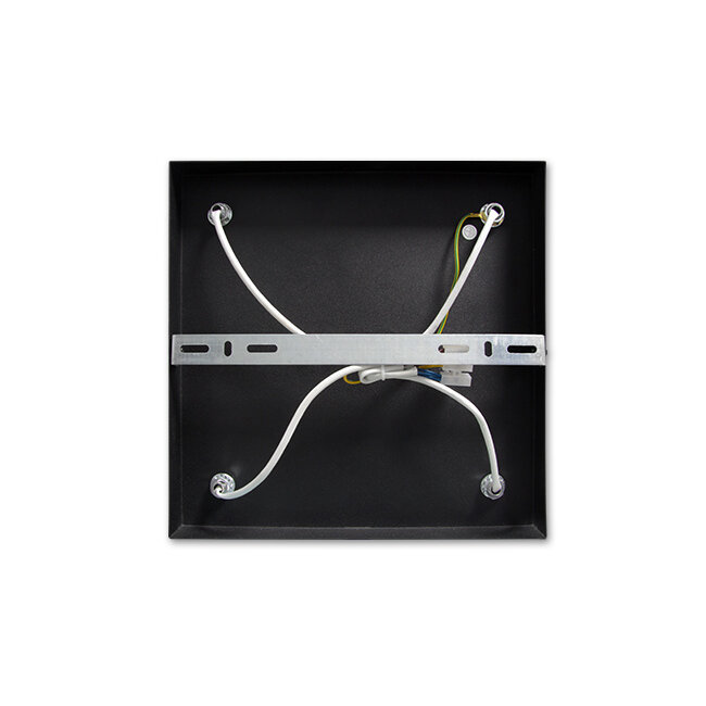 LED Deckenspot Mattschwarz - 4 verstellbare GU10 Fassungen für LED Spots - exkl. LED Spot