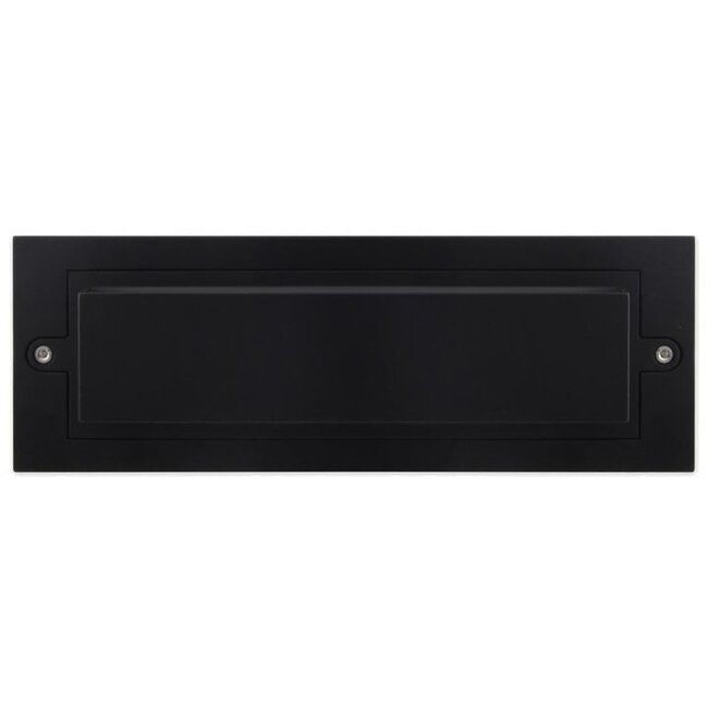 LED Wandleuchte Schwarz Typ B - IP65 spritzwassergeschützt - 6W 4000K Neutralweiß