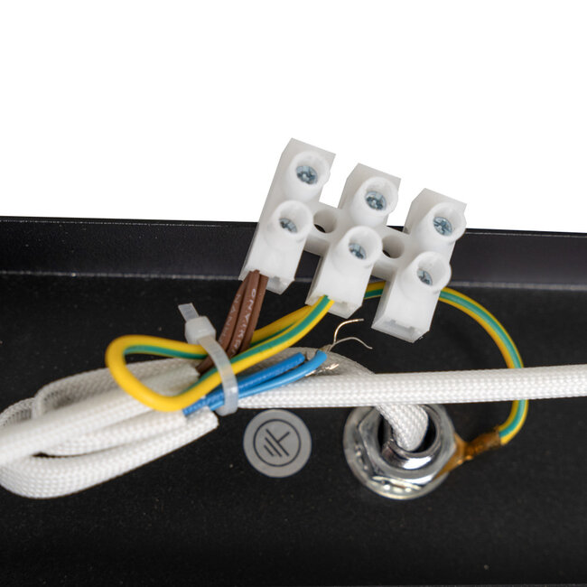 LED Deckenspot Mattschwarz - 6 verstellbare GU10 Fassungen für LED Spots - exkl. LED Spot