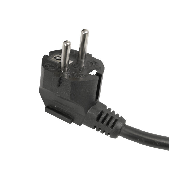 Teknik Kabeltrommel 50meter - 4-fach mit Schutzkontaktsteckdosen | Schwarz Kunststoff - H05VV 3G1,5 mm²