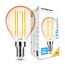 LED Fadenlampe E14 - G45 - 4W entspricht 33W - 1800K extra Warmweiß