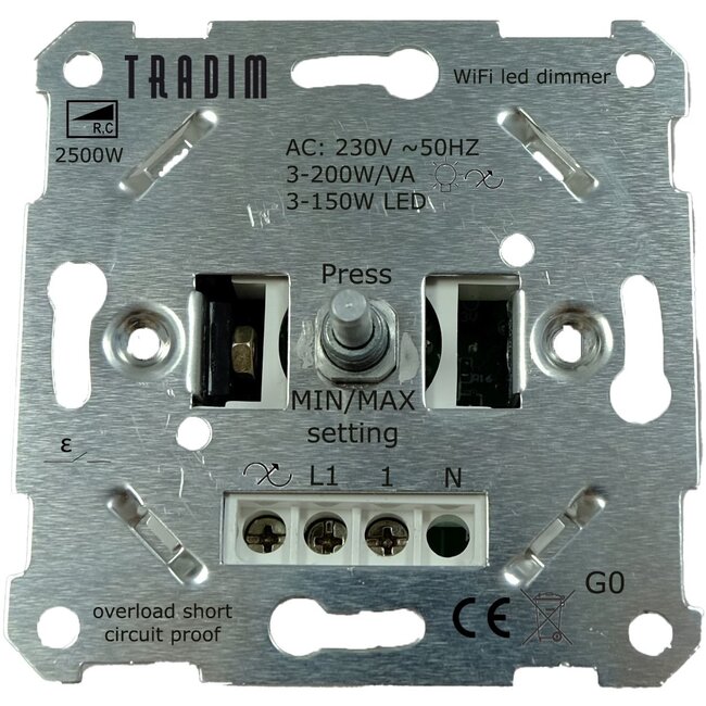 Zigbee LED Unterputz Dimmer - 3-200W - Phasenabschnitt