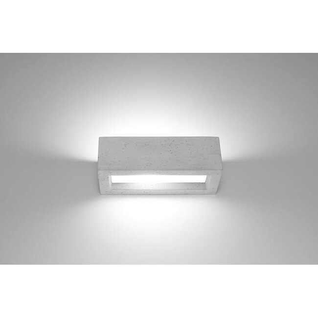 LED Wandleuchte Beton VEGA 30 - 1 x E27 Fassung - exkl. LED's