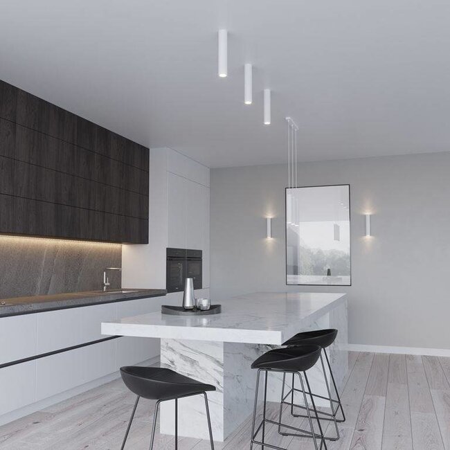 LED Hängeleuchte Weiß LAGOS - 2 x GU10 Fassung - exkl. LED's