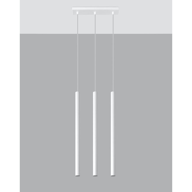LED Hängeleuchte Weiß PASTELO - 3 x G9 Fassung - exkl. LED's