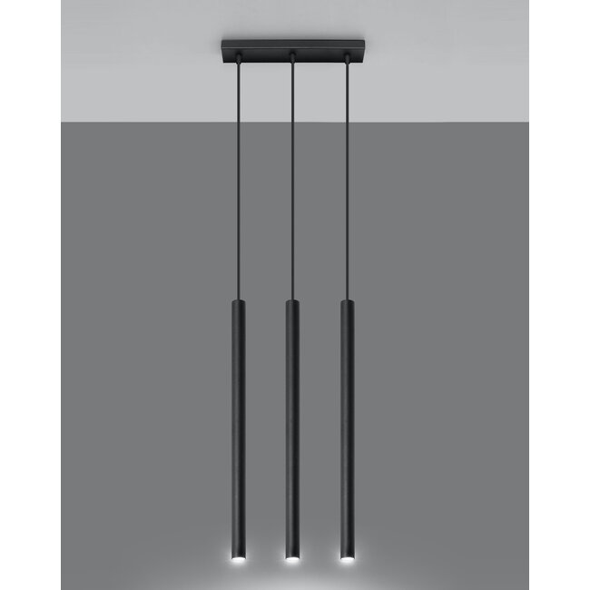 LED Hängeleuchte Schwarz PASTELO - 3 x G9 Fassung - exkl. LED's
