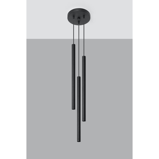 LED Hängeleuchte Schwarz PASTELO - 3 x G9 Fassung - exkl. LED's