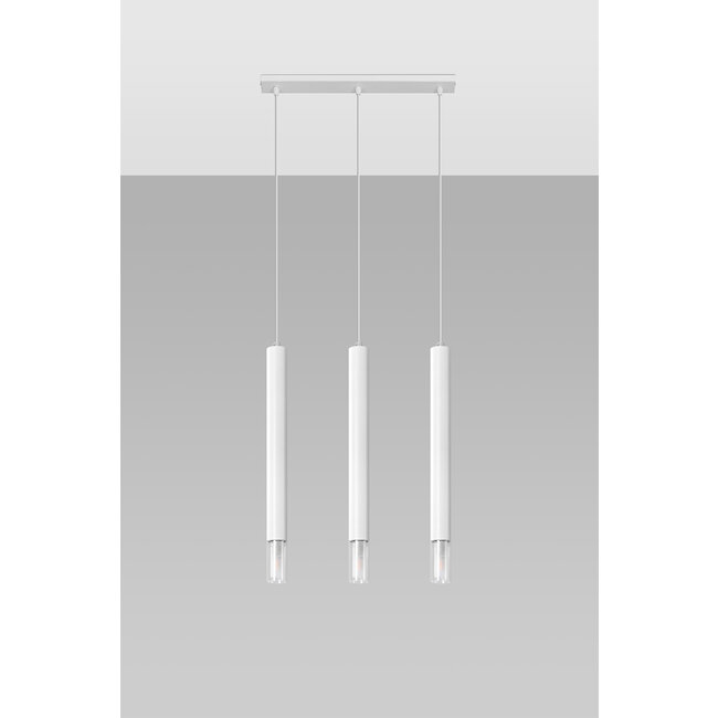 LED Hängeleuchte Weiß WEZYR - 3 x G9 Fassung - exkl. LED's