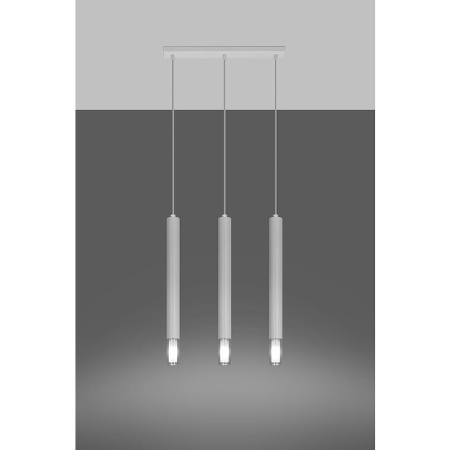 LED Hängeleuchte Weiß WEZYR - 3 x G9 Fassung - exkl. LED's