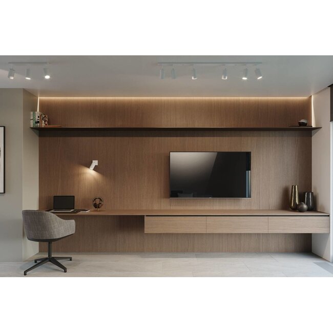 LED Deckenspot Weiß RING - 4 x GU10 Fassung - exkl. LED's