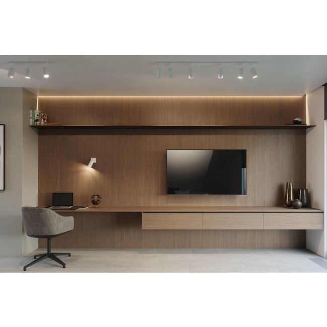 LED Deckenspot Weiß RING - 6 x GU10 Fassung - exkl. LED's